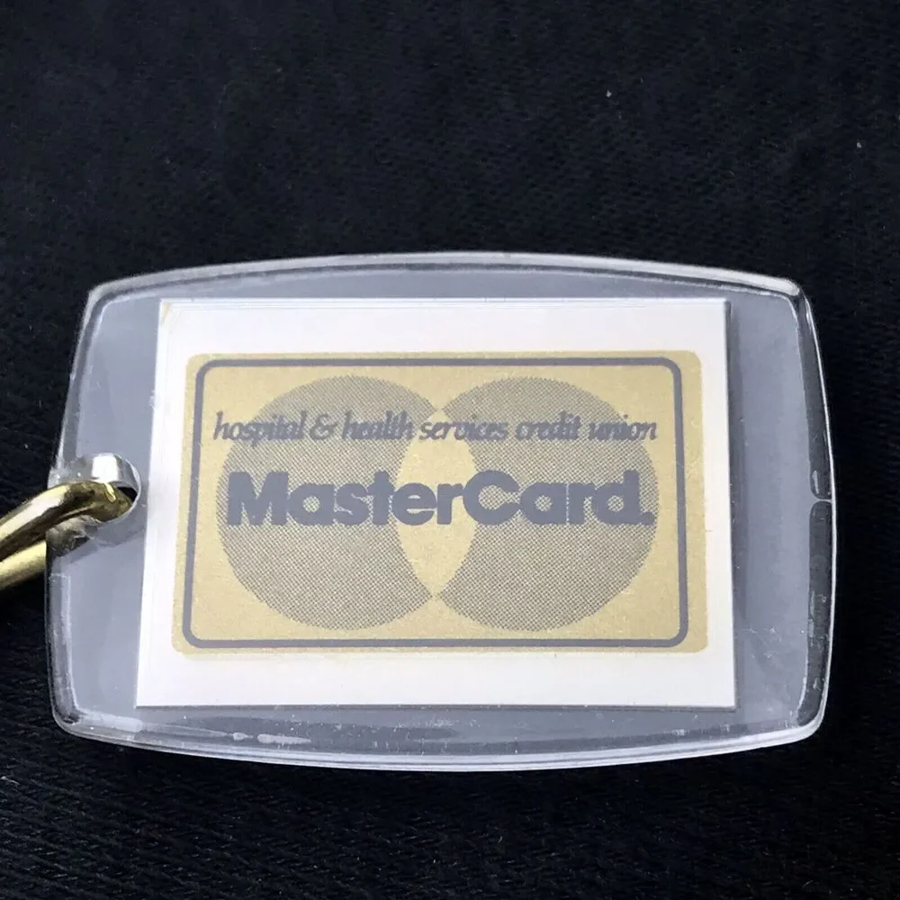 Mastercard Key Chain Hospital and Health services Credit Union Vintage